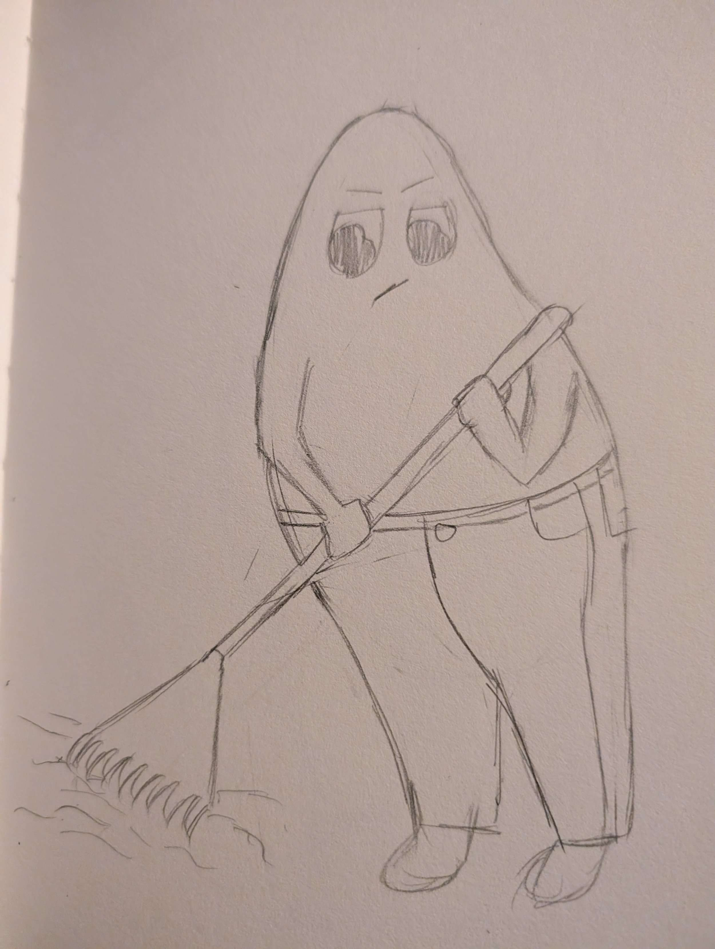 11/08/2025 He rakes the leaves and yet, the next day there are more leaves! Where do they come from! Is someone doing this to him to spite him?? Why universe why?!!
I dedicate this mango to my dad who got so annoyed at the leaves he cut down the tree