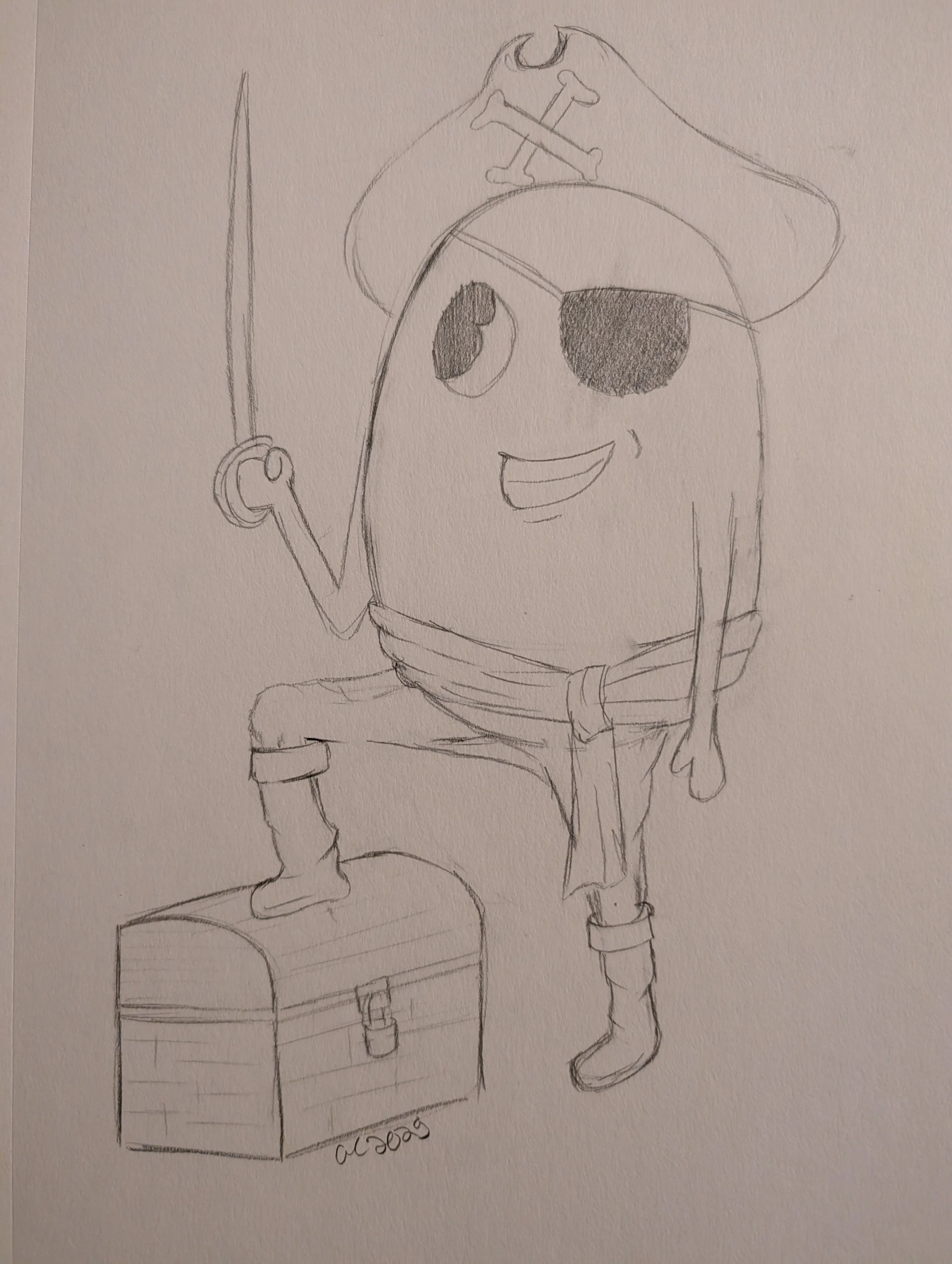 8/20/2025 Mango boy out to plunder that booty.