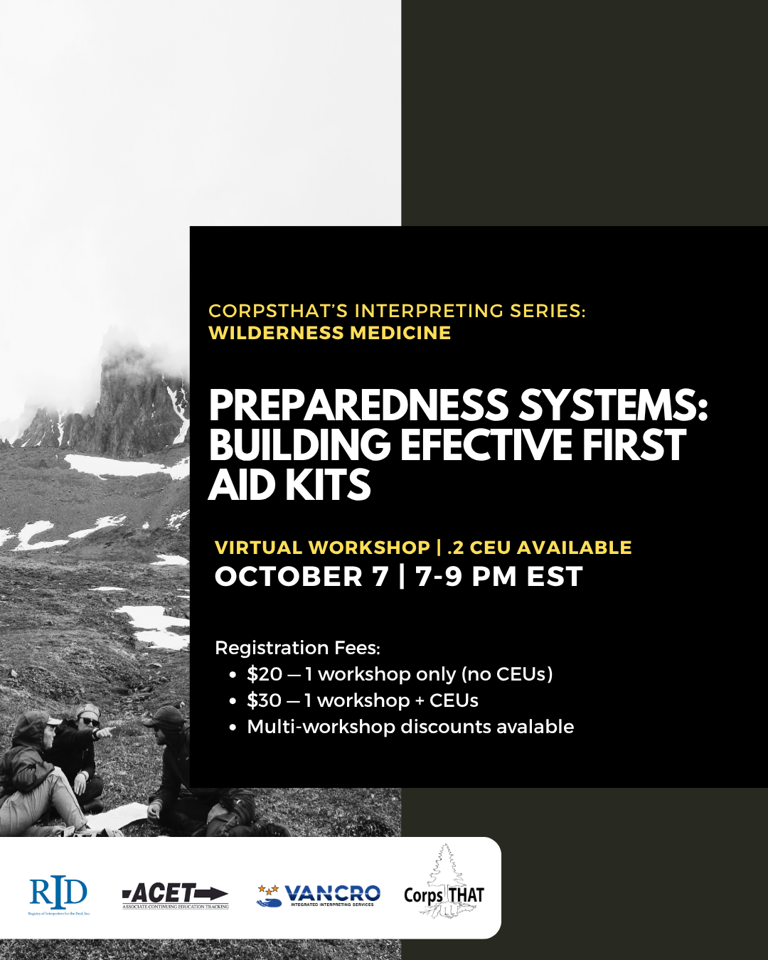 Wilderness Medicine Refresher: Patient Assessment &amp; Field Decision Making - 0.2 CEUs Offered