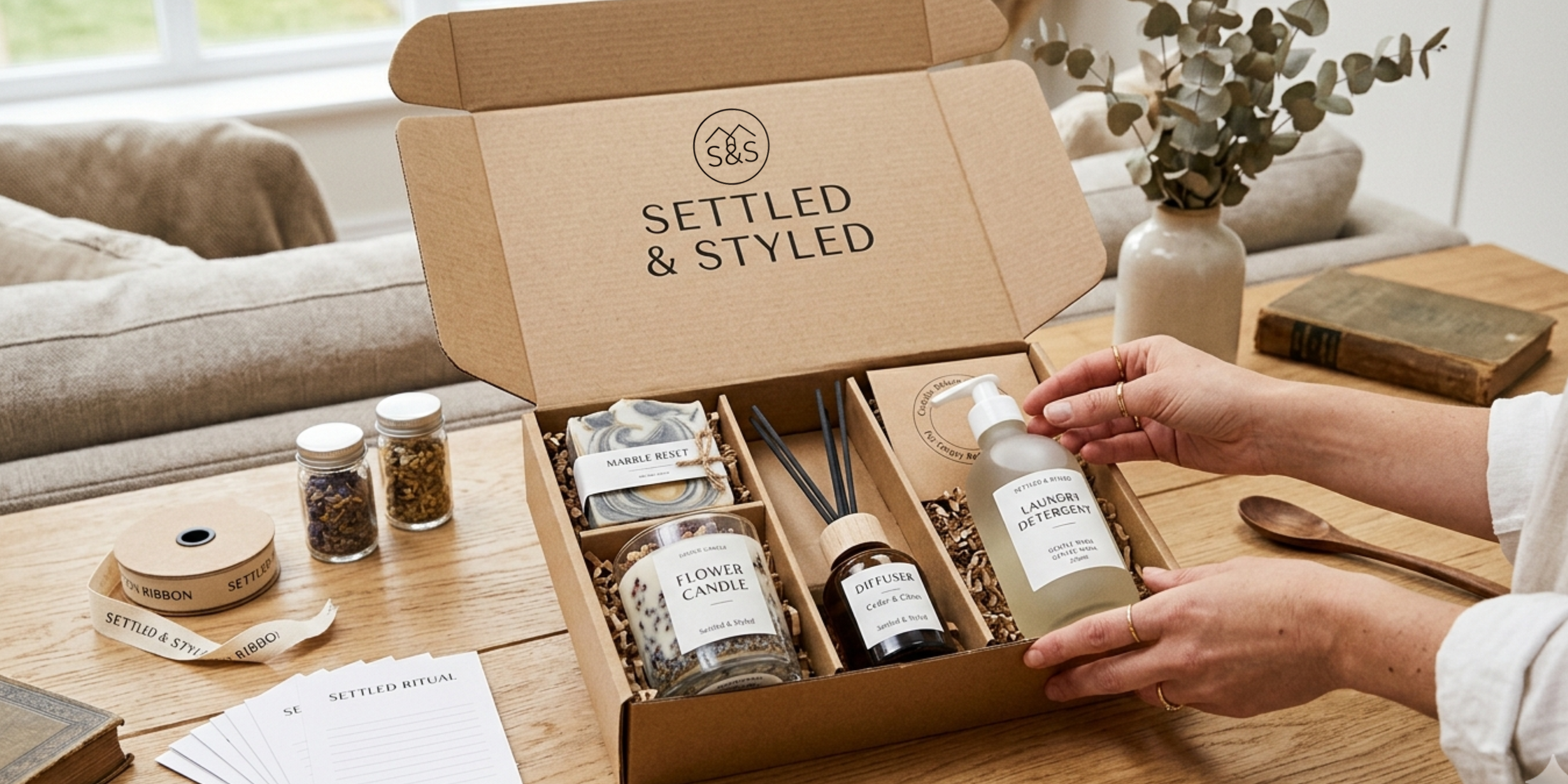 Settled and Styled Signature Collection Box