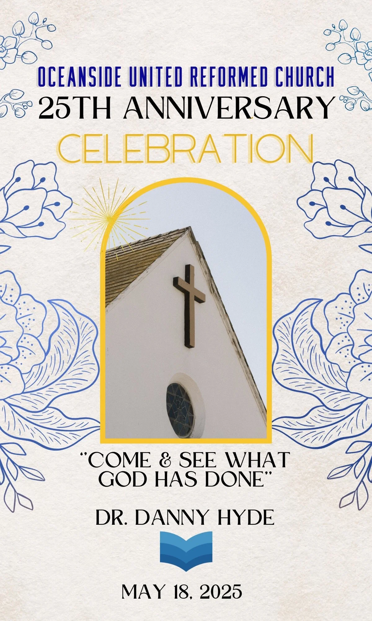 25th anniversary bulletin—the Lord still has us in his hands