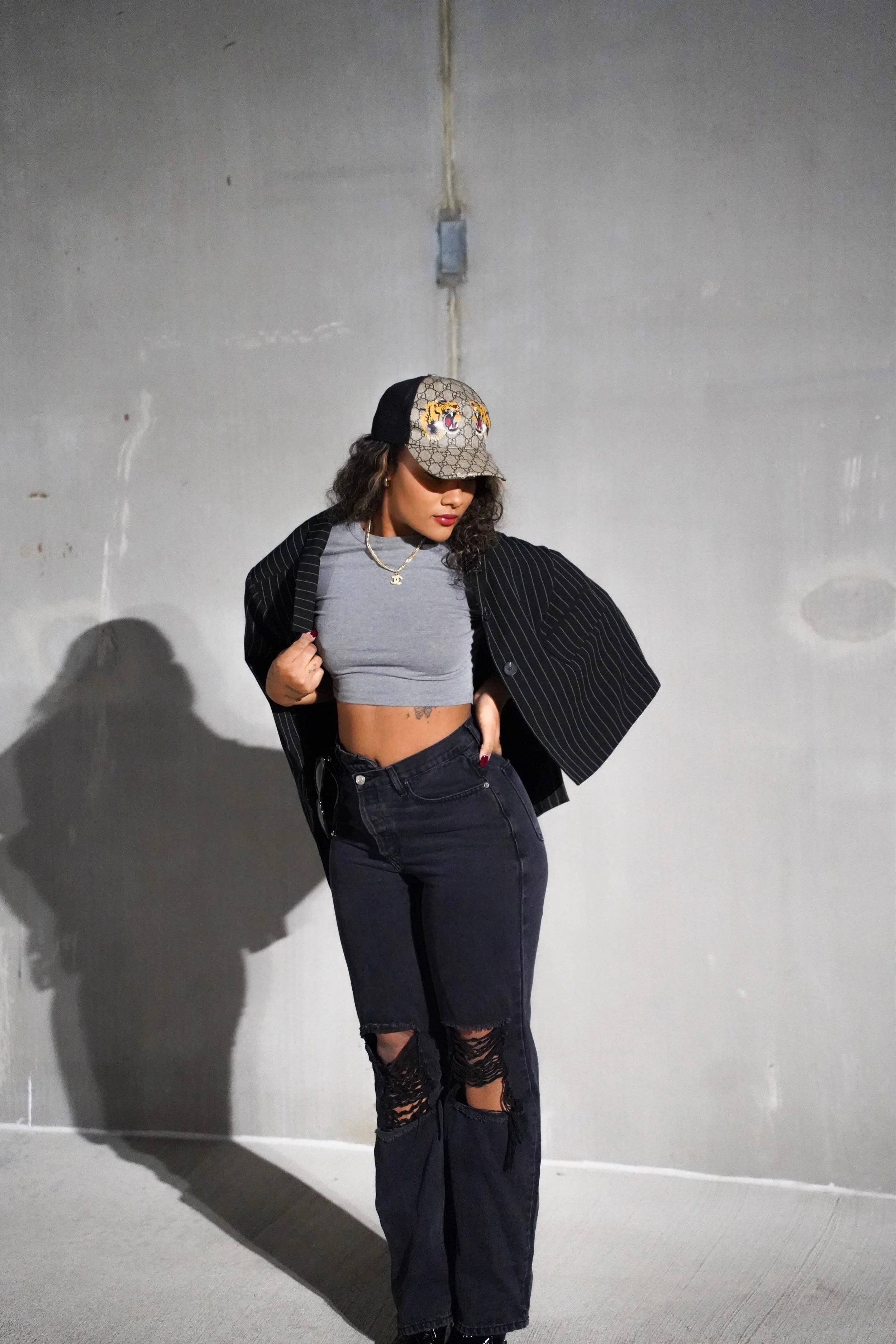 Behind the scenes with Kennedy Mathis of Sociale — overseeing creative direction and social media management for client campaigns.