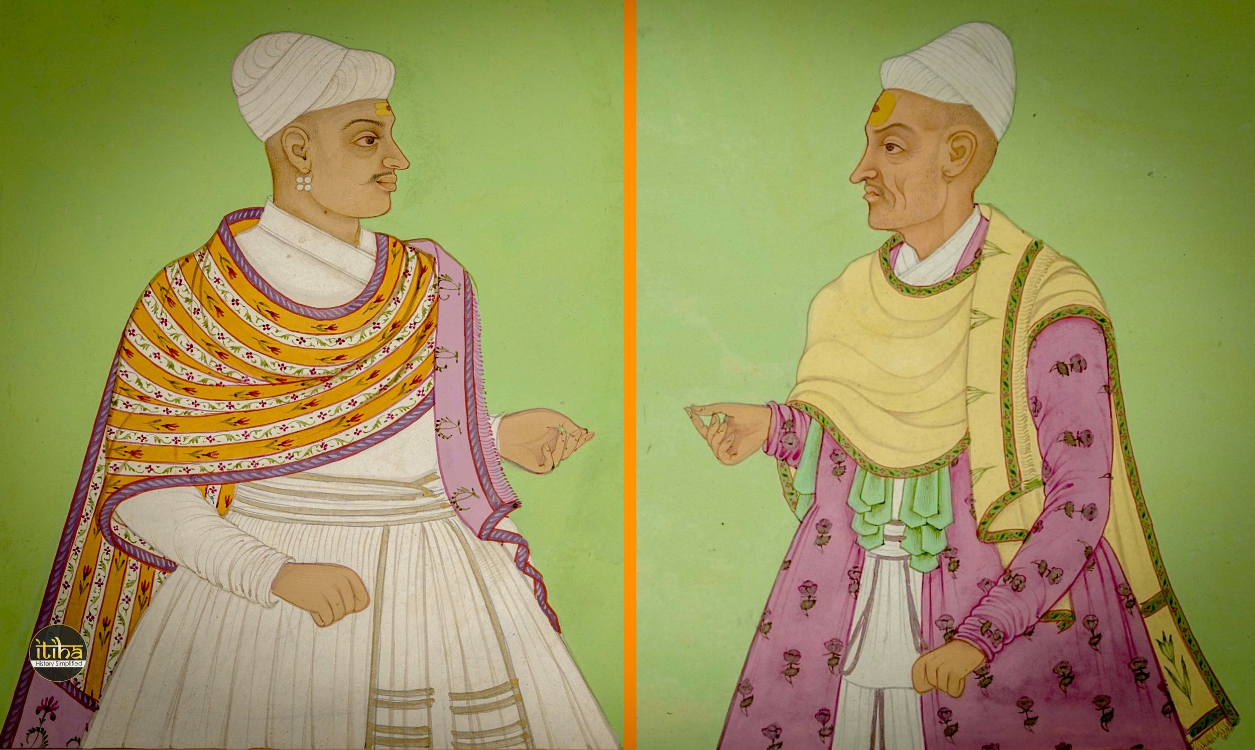 Portrait of Madanna and Akkanna from The Witsen Album