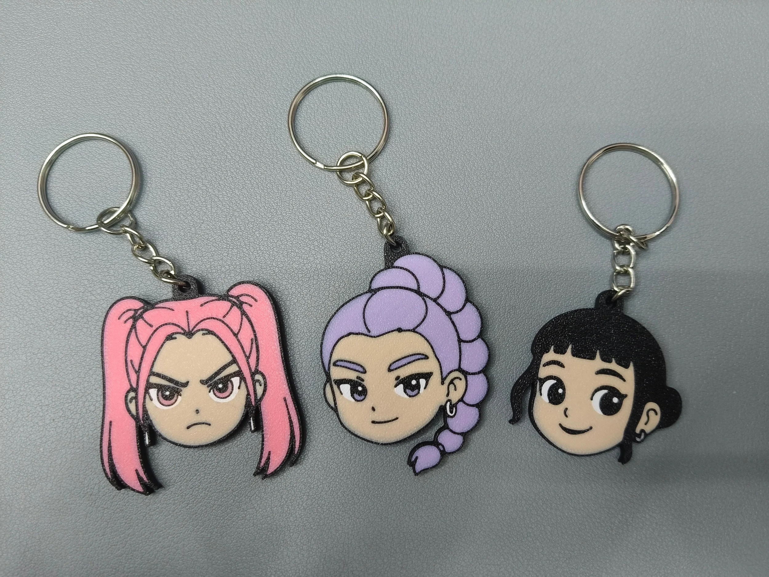 Lot 3 portes clés HUNTRIX