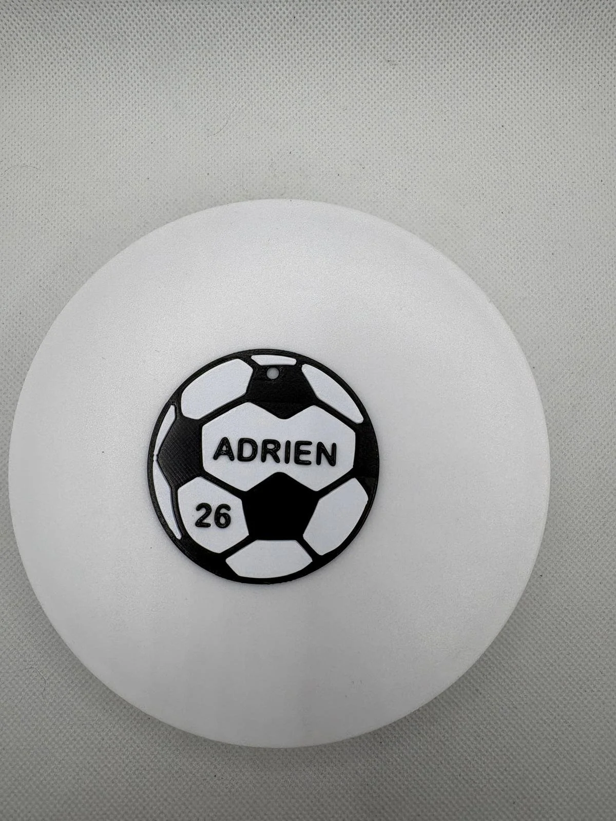 PORTE CLE FOOT PERSONNALISABLE