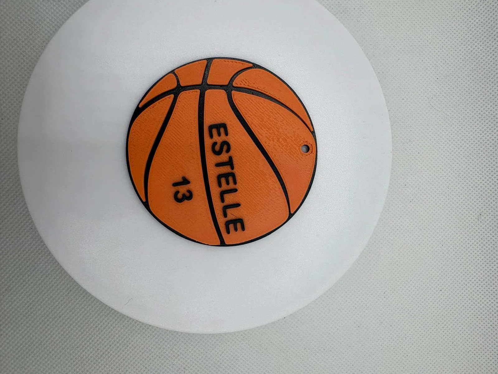 PORTE CLE BASKET PERSONNALISABLE