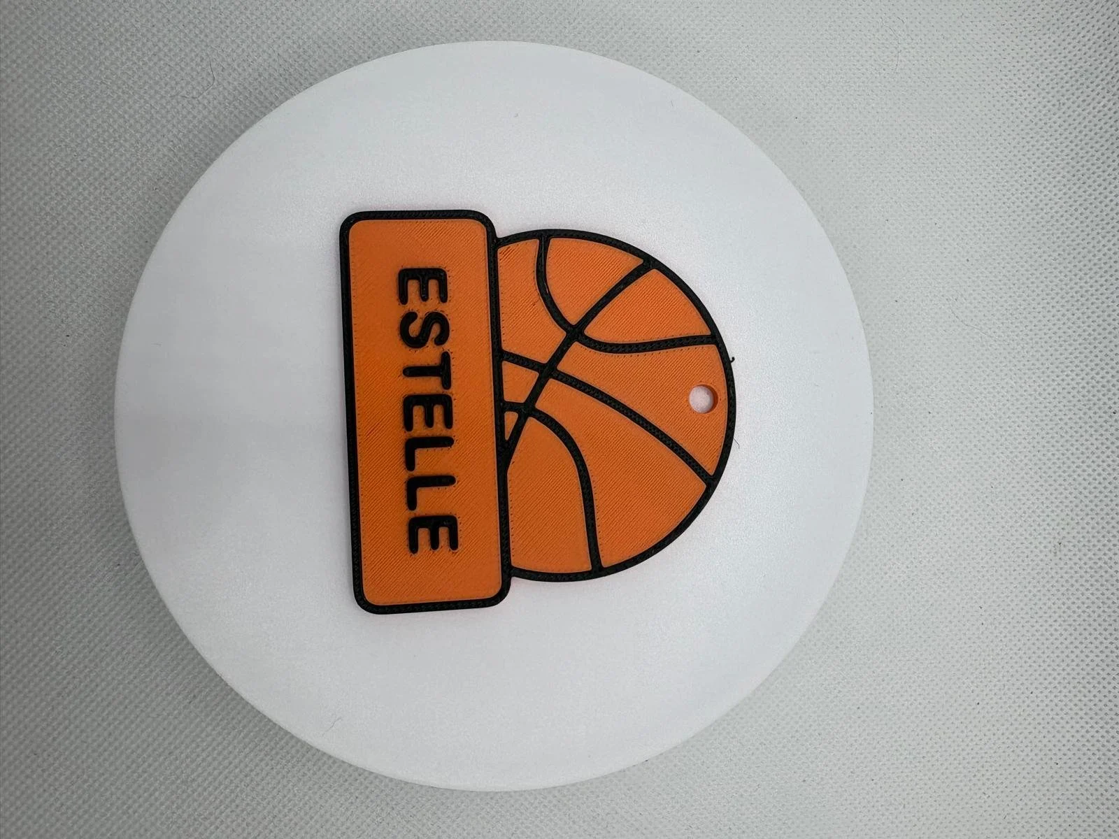 PORTE CLE BASKET PERSONNALISABLE