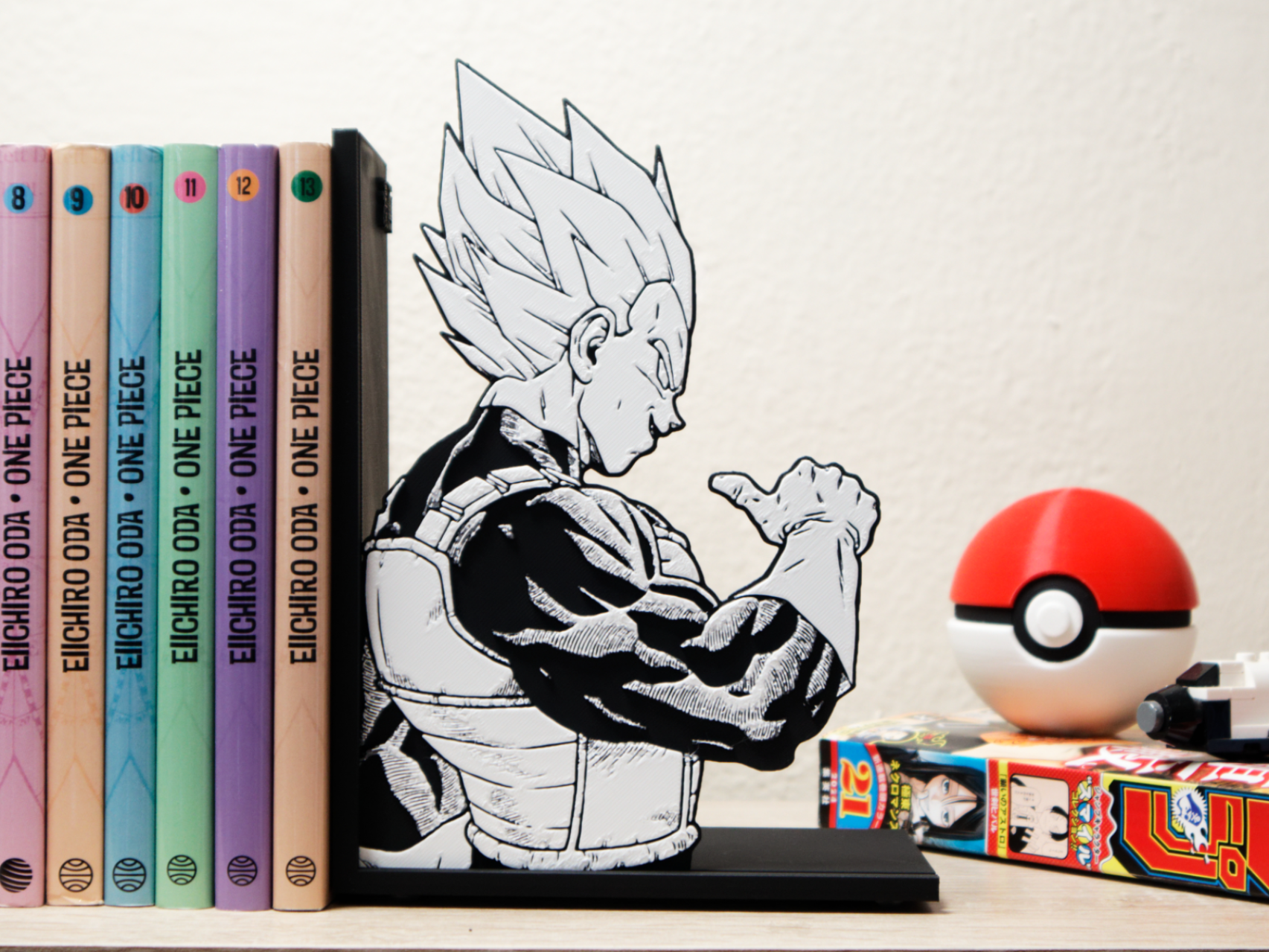 SUPPORT DE LIVRES - VEGETA - DRAGON BALL Z