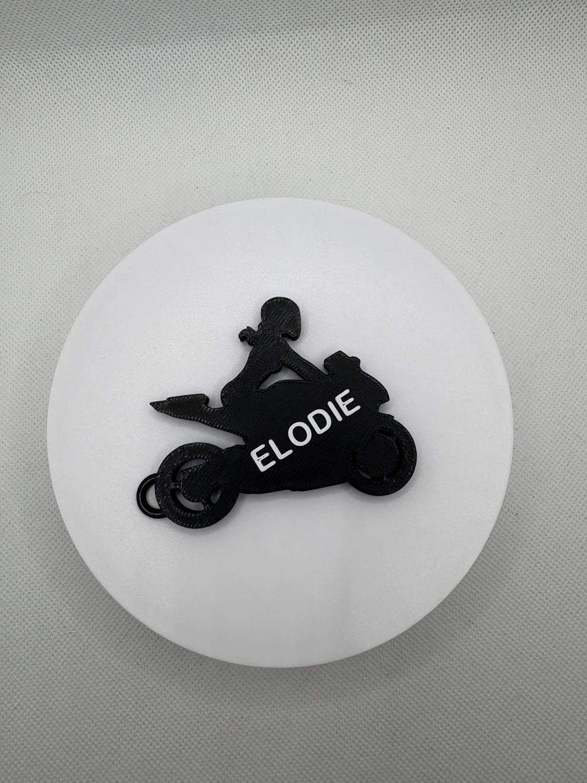 PORTE CLE MOTARD PERSONNALISABLE