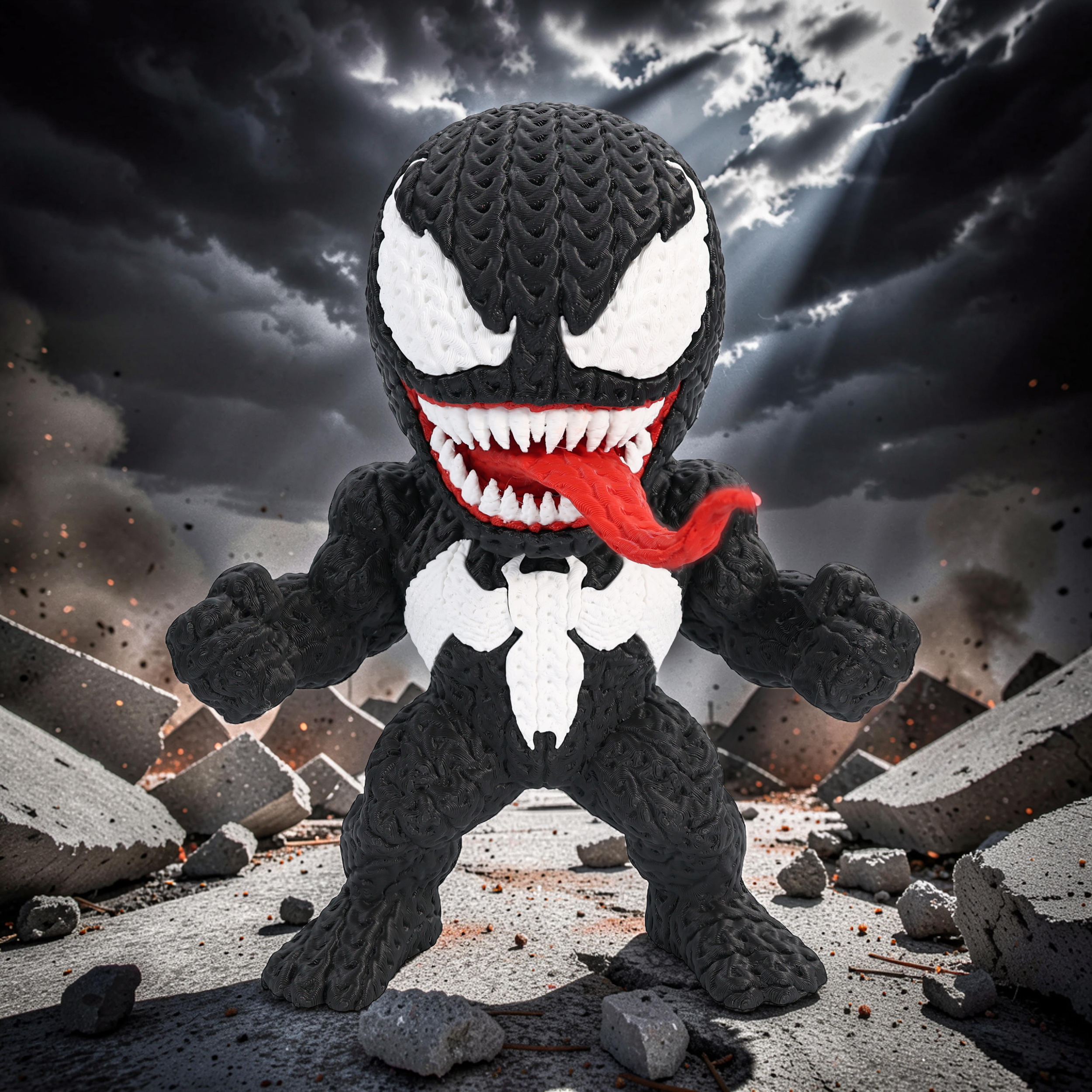 VENOM - CROCHET - SPIDER MAN