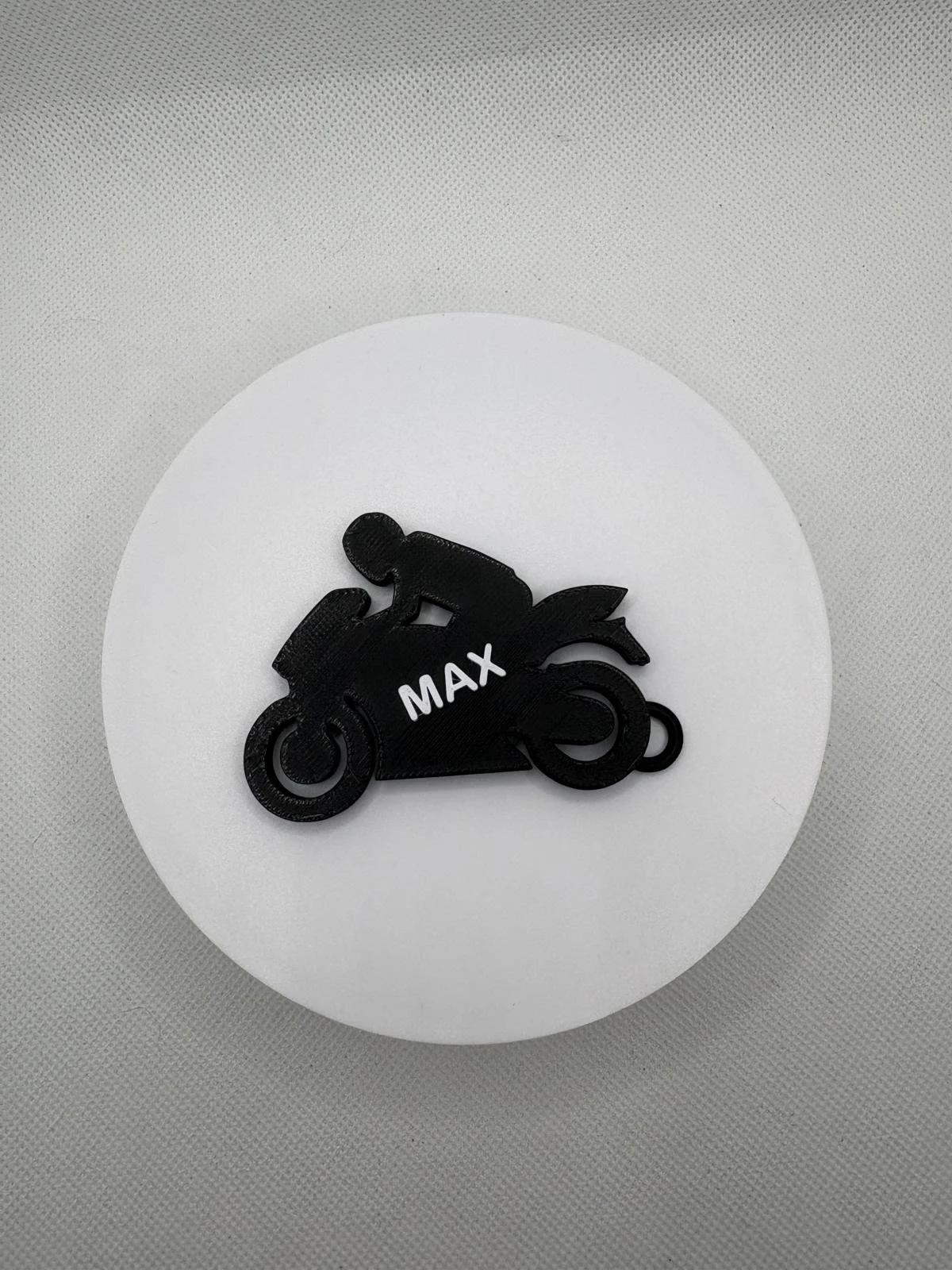 PORTE CLE MOTARD PERSONNALISABLE