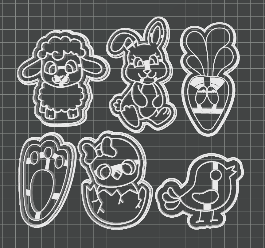 LOT EMPORTE PIECES - PAQUES