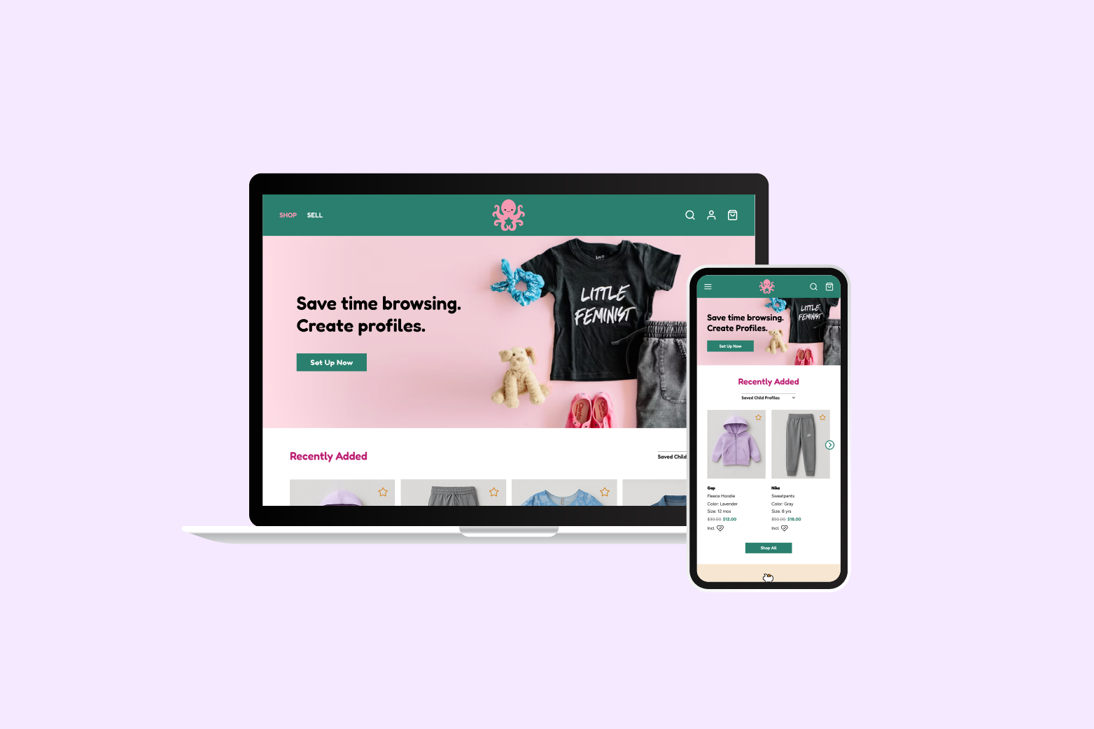 Children's Clothing Resale Responsive Website