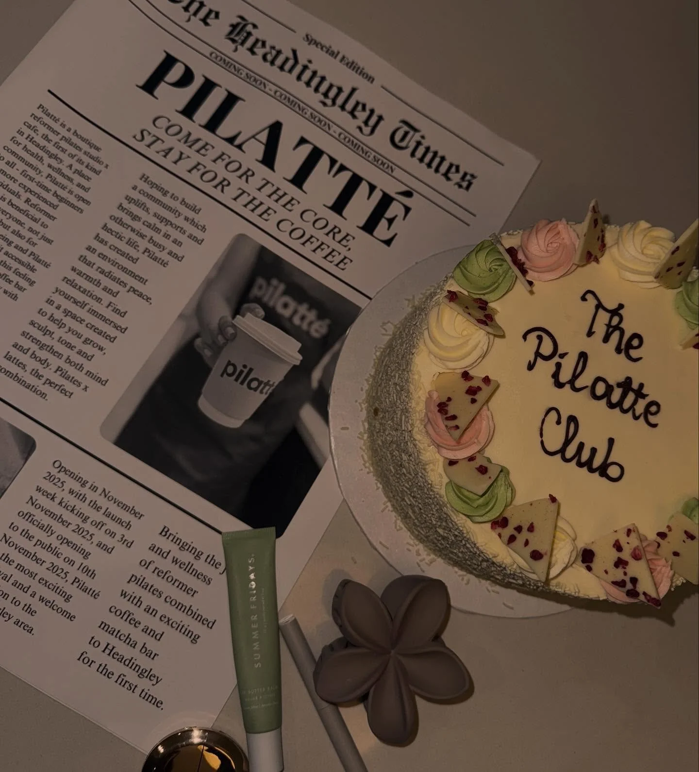 Spotted in today&rsquo;s paper &mdash; Pilatt&eacute;&rsquo;s opening date is finally out! 👀 Who&rsquo;s stopping by opening week? 📰 🗞️ Download the app and book your class now! Use code OPENING10 for 10% off all credit options!