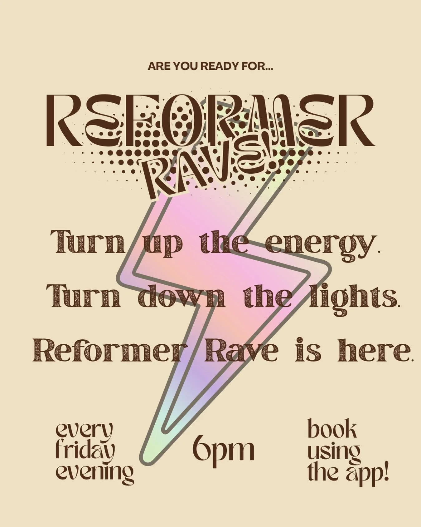 Sunday blues? Same. Already looking forward to next weekend&hellip; book your spot for Friday&rsquo;s Reformer Rave and give yourself something to look forward to. ✨🔥