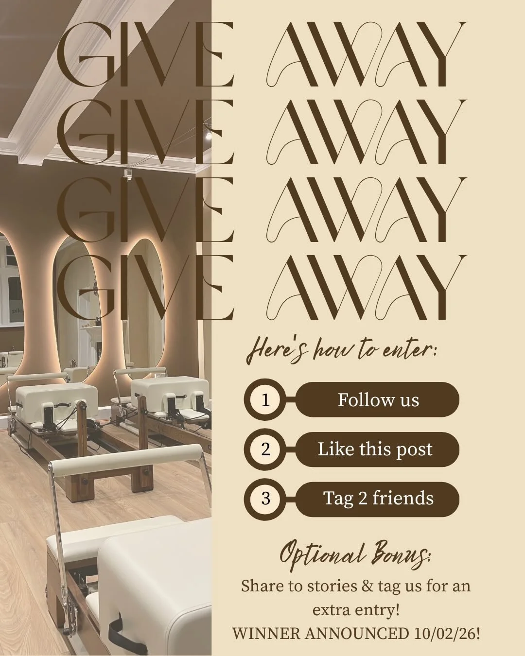 ✨ PILATT&Eacute; GIVEAWAY ✨

We&rsquo;re celebrating 3 months of Pilatt&eacute; by treating YOU! Whether you&rsquo;re new or already part of Pilatt&eacute;, here&rsquo;s a little treat on us: a free class, a complimentary coffee or matcha, and Pilatt