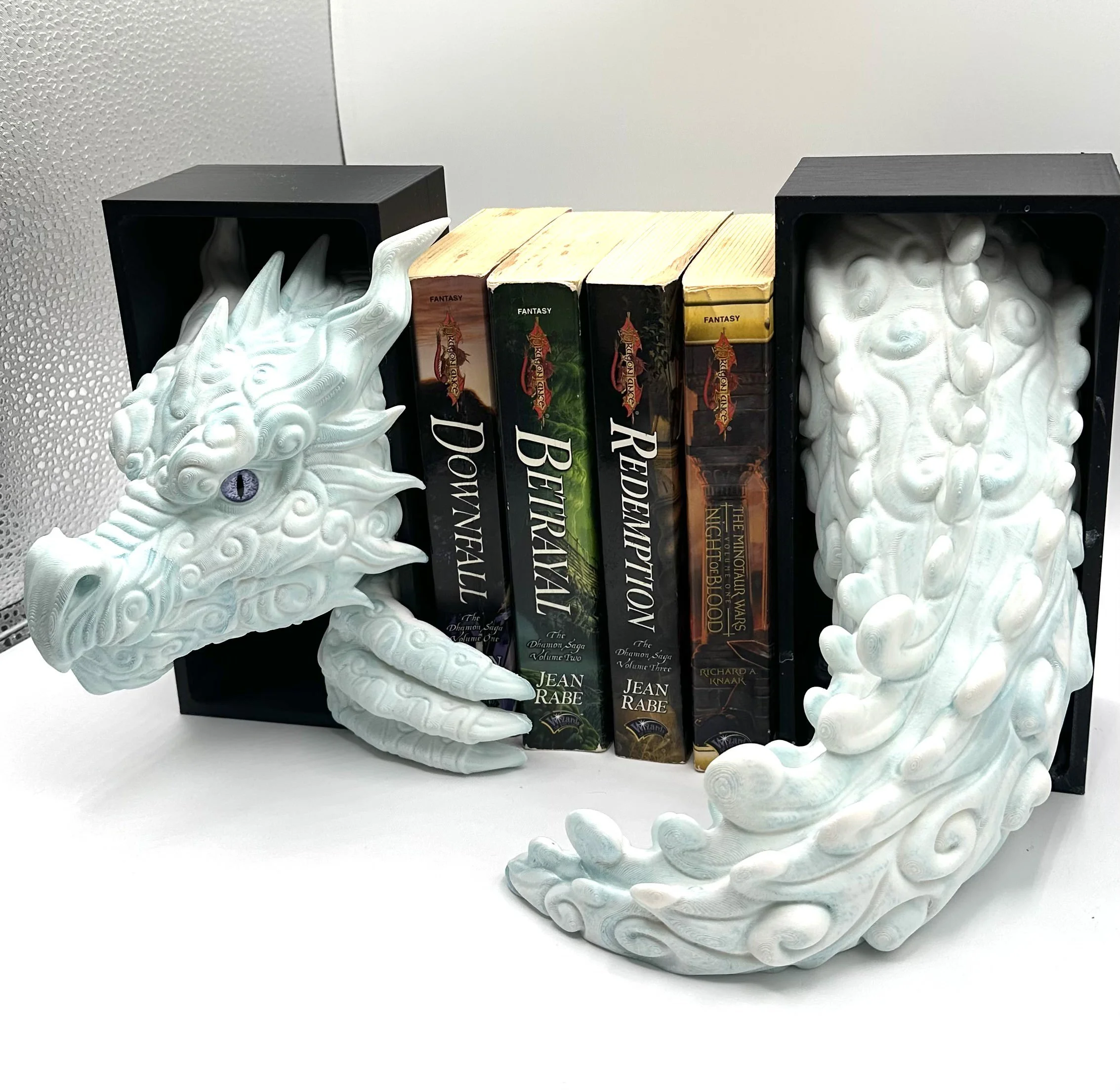 Cloud Dragon Emerging Book Nook and Tail