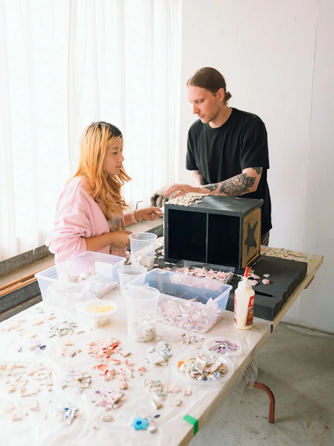 Mao and Chris: Studio Visit Photography
