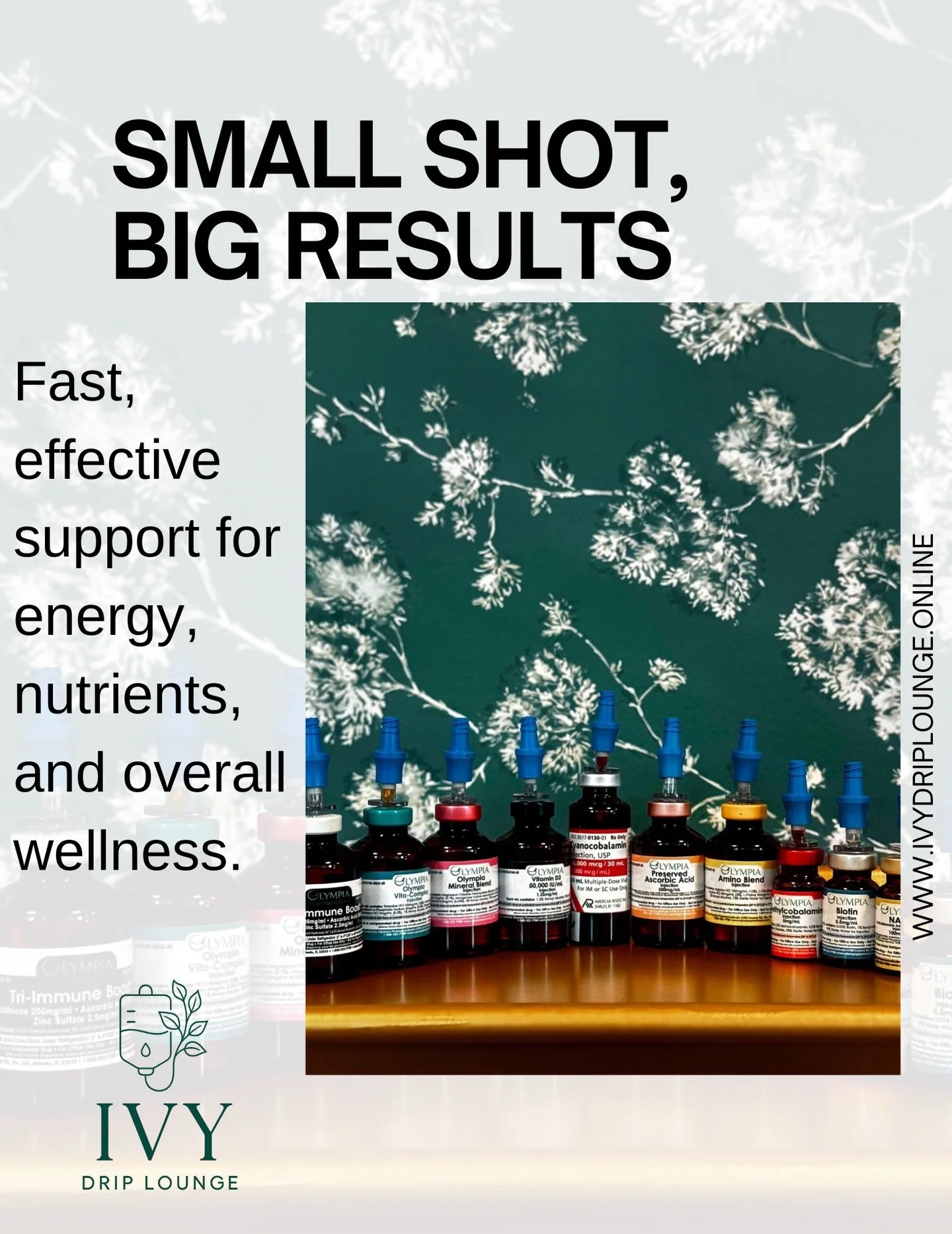 Sometimes your body just needs a quick reset.

A vitamin injection is a small step that can make a big difference, supporting energy, focus, immunity, and overall wellness in just minutes.

No long appointments.
No downtime.
Just quick, intentional s