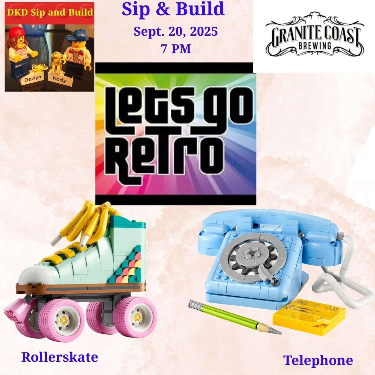 Let’s Go Retro - Retro Roller Skate & Retro Telephone