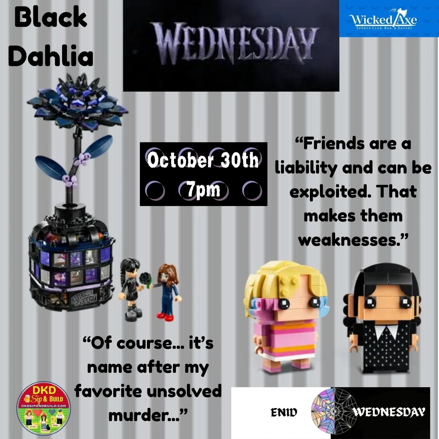 Wicked Axe - Wednesday™️ Addams Sip and Build
