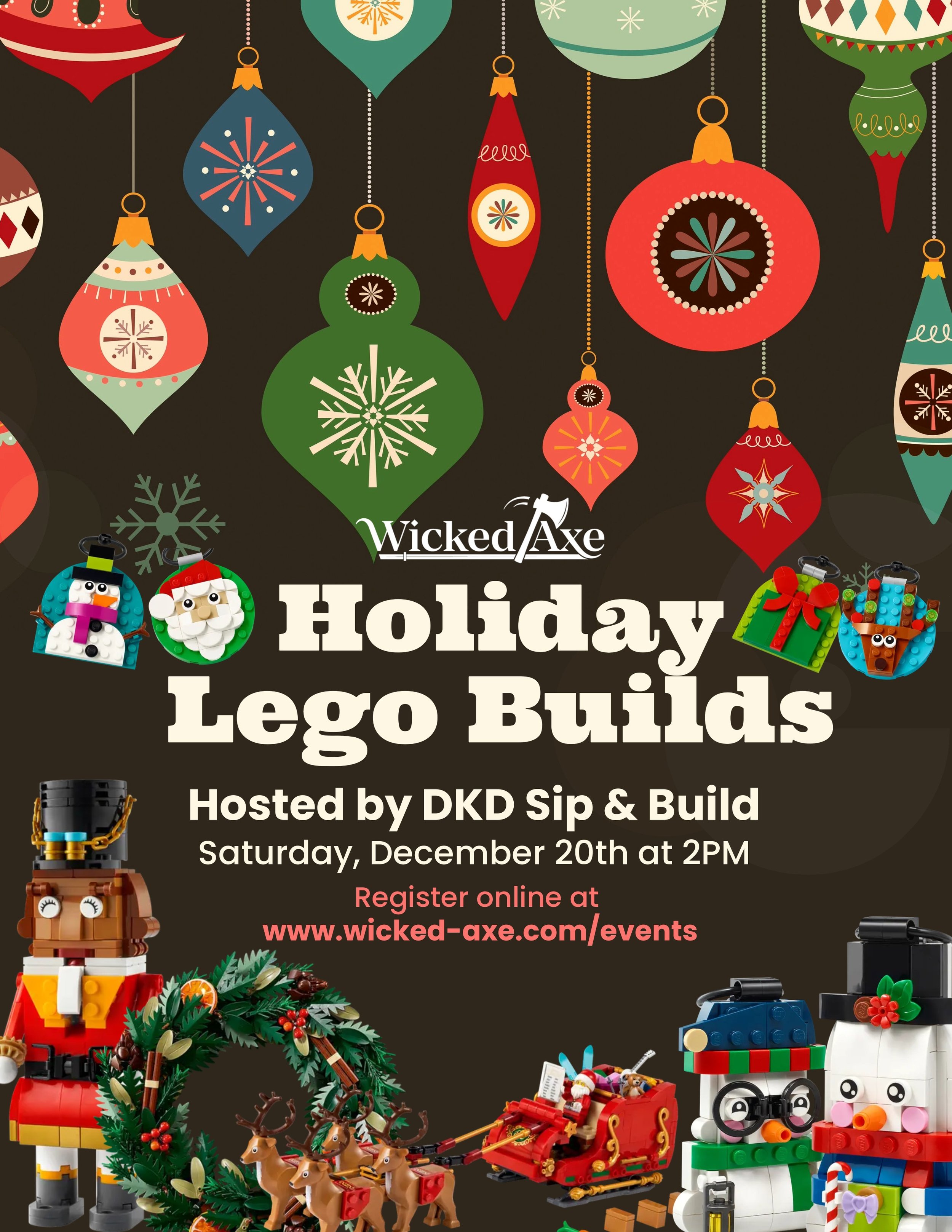 Wicked Axe - Holiday Bazaar Sip and Build