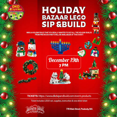 Granite Coast Brewing Holiday Bazaar Sip and Build