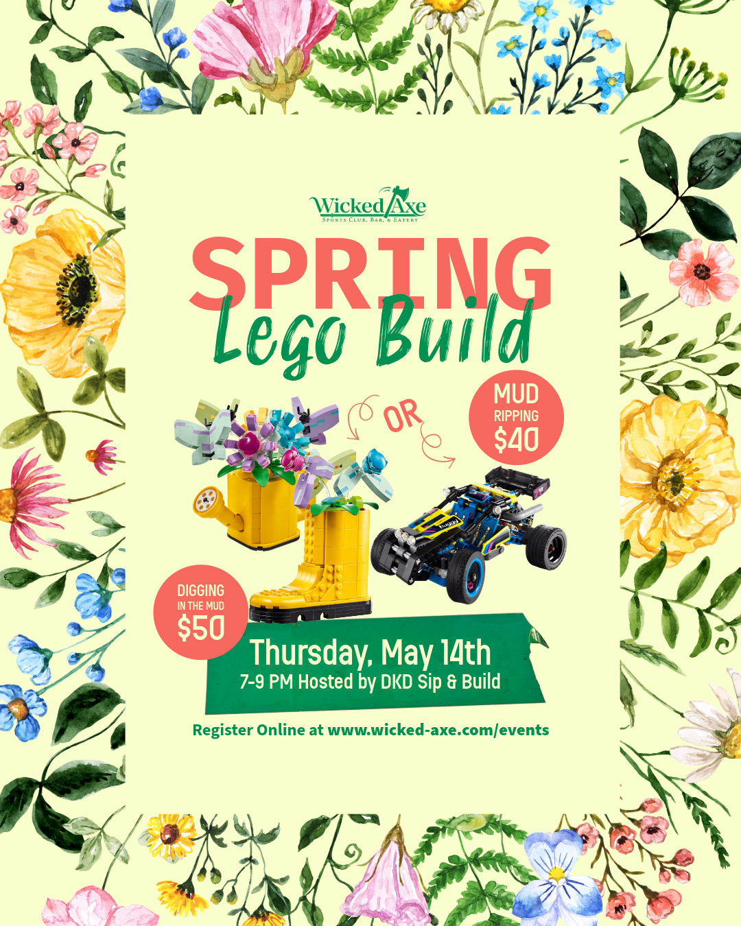 Wicked Axe - Spring Mud Fun - Dig it or Rip it Up! LEGO Build