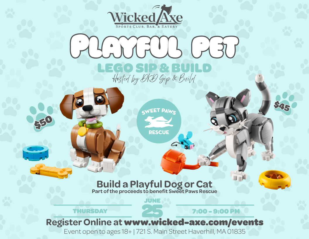 Wicked Axe - Playful Pets - LEGO Build - Help Support Sweet Paws Rescue