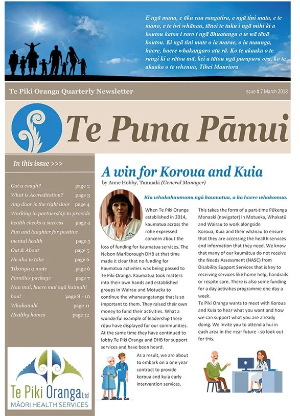 Te Puna Pānui – March 2018