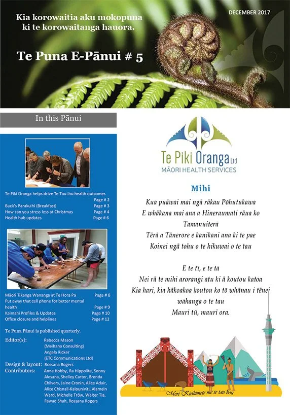 Te Puna Pānui – December 2017