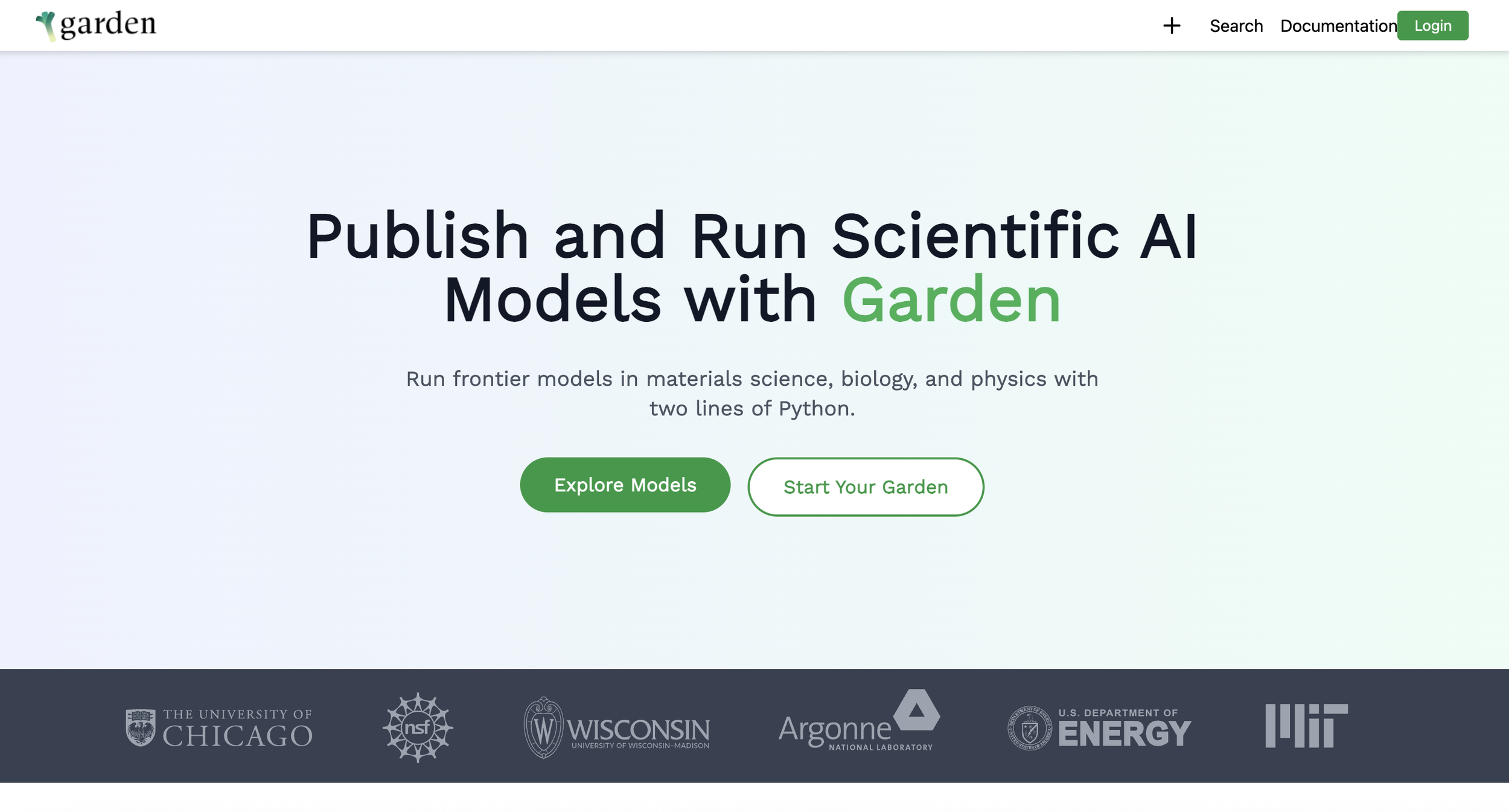 Development Process of Garden: Machine Learning Model Publishing Platform