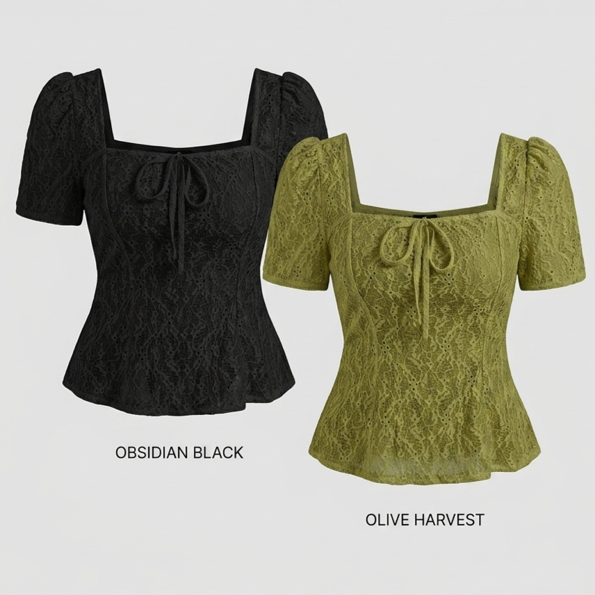 Everafter Eyelet Top - Plus