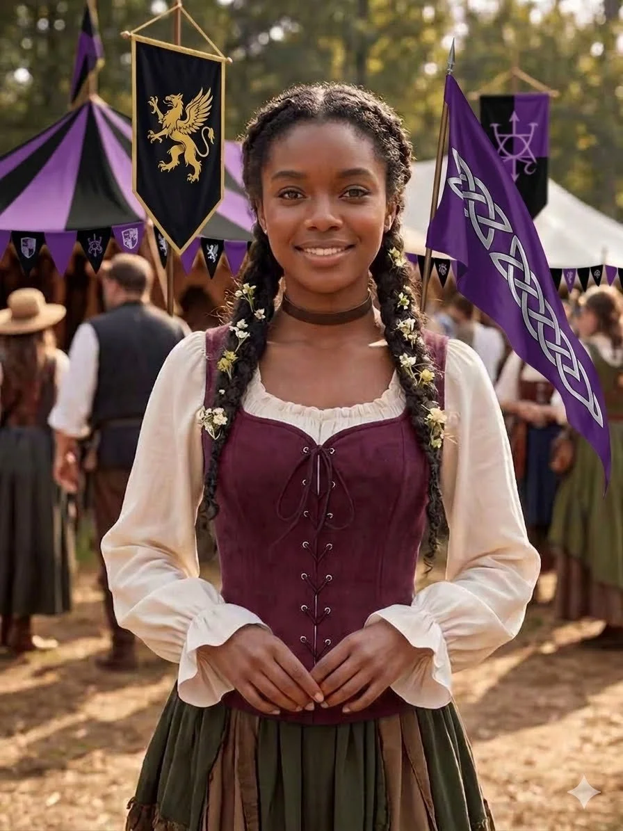 🧚🏻‍♀️Elven Harvest Lace-Up Corset Top