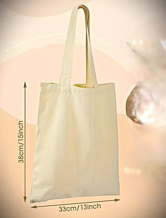 Small Canvas Tote Bags - Customizable