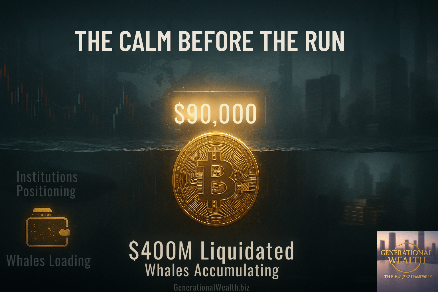 Bitcoin Pulls Back Below $90,000 as Whales Accumulate and Institutions Position for the Next Major Crypto Move