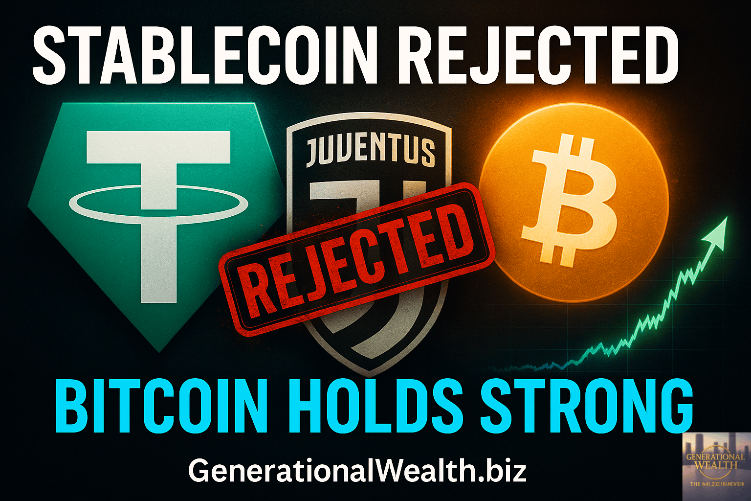 Tether Rejected by Juventus, Bitcoin Holds Strong Above Ninety Thousand, and Stablecoins Enter Mainstream Finance