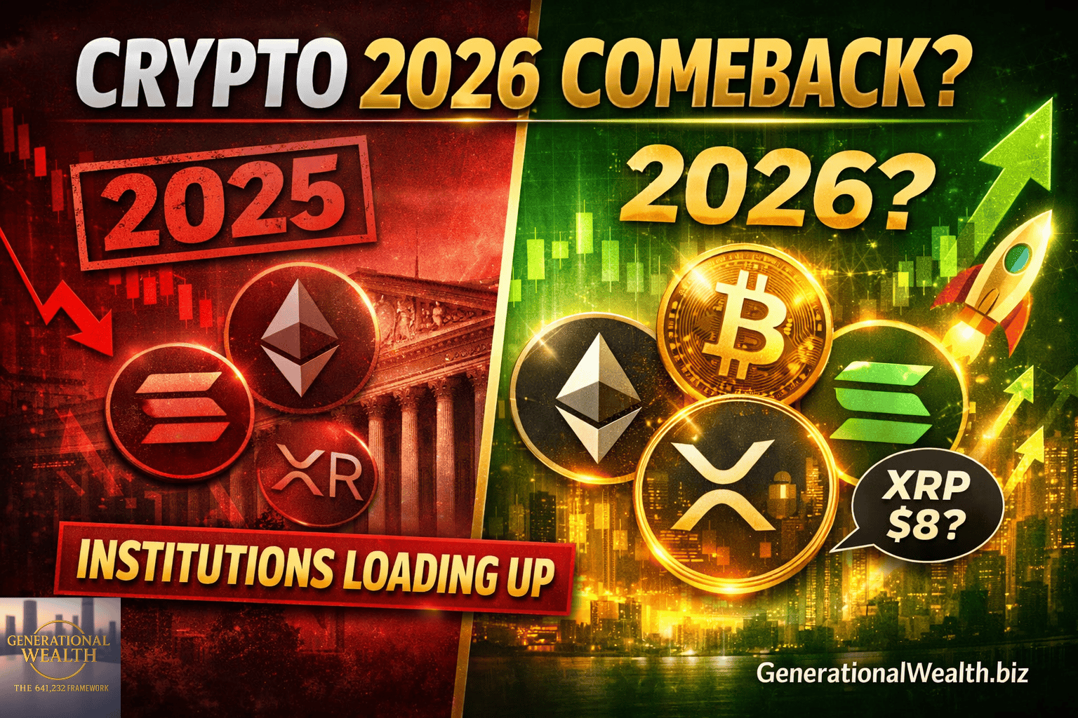 Crypto Lags in 2025 as Institutions Buy — Is an Epic 2026 Comeback Brewing?