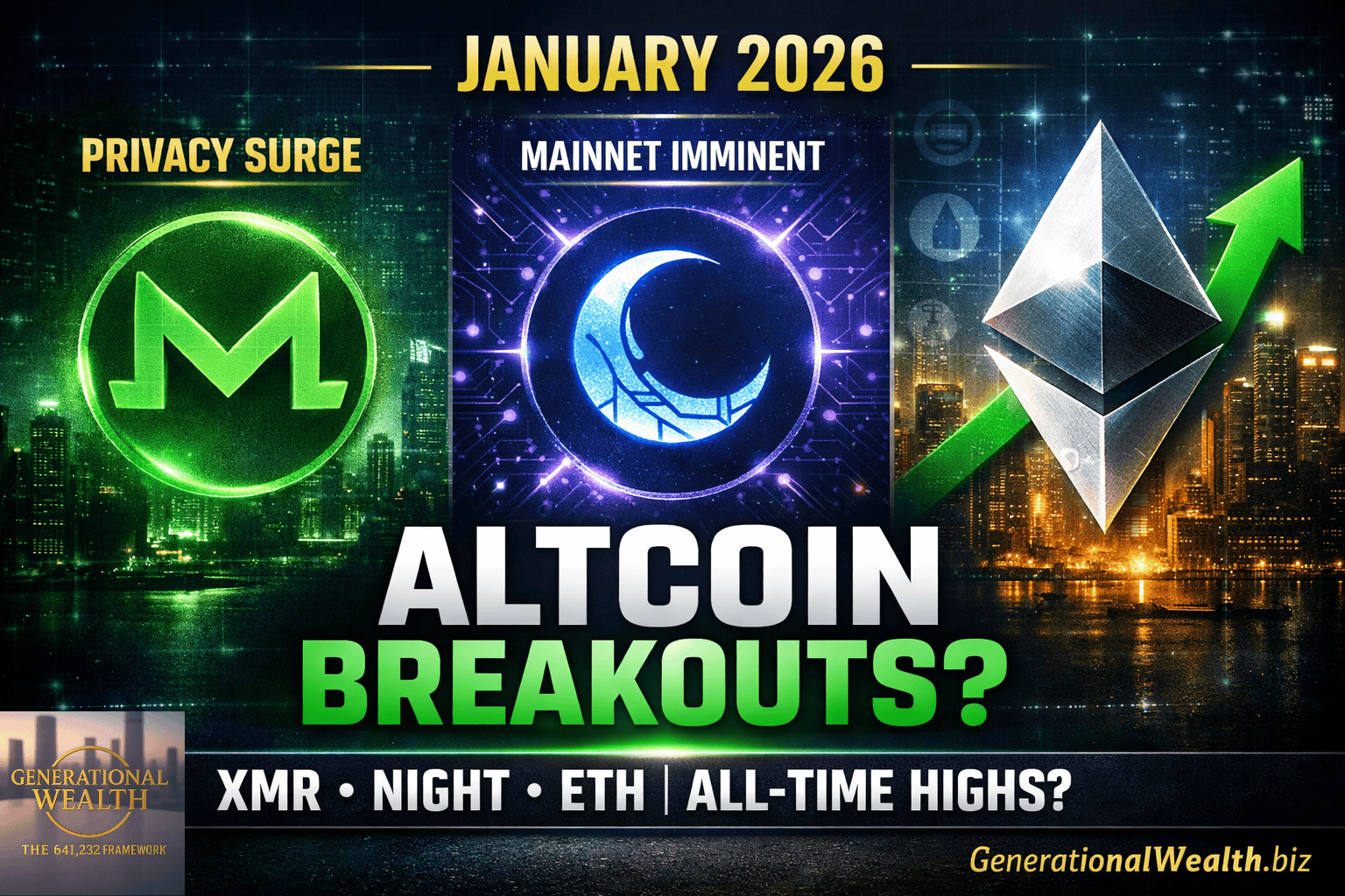 Three Altcoins Poised to Break All-Time Highs in January 2026