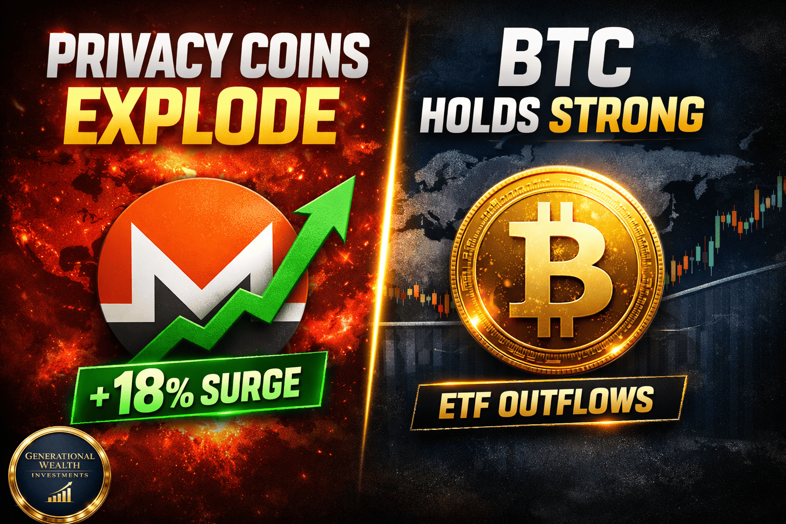 Privacy Coins Surge 18% as Bitcoin Holds Strong Amid Market Uncertainty