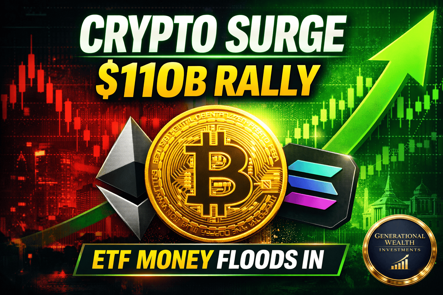 Crypto Market Surge: $110B Rally, ETF Inflows &amp; Major 2026 Predictions