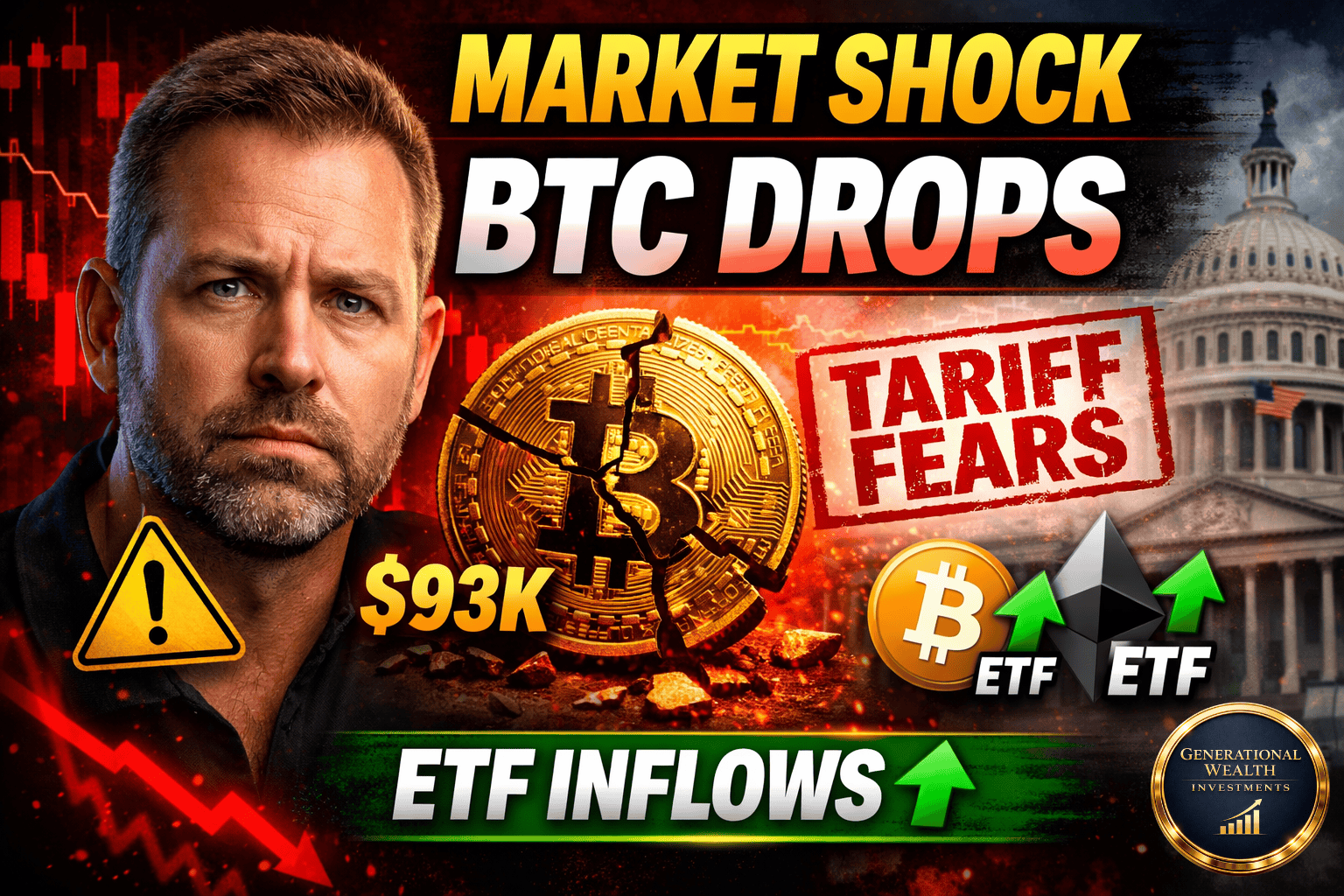 Crypto Market Update: Tariff Fears Shake Bitcoin as ETF Inflows Signal Institutional Confidence