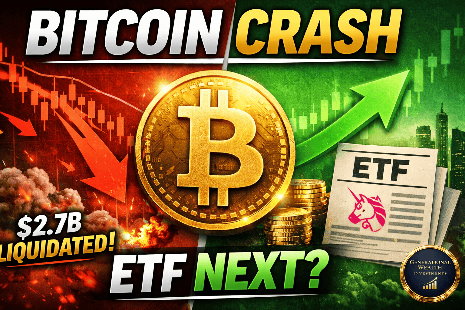 Bitcoin Crash, $2.7B Liquidations, and a Potential Uniswap ETF: What Yesterday’s Crypto Shakeout Really Means