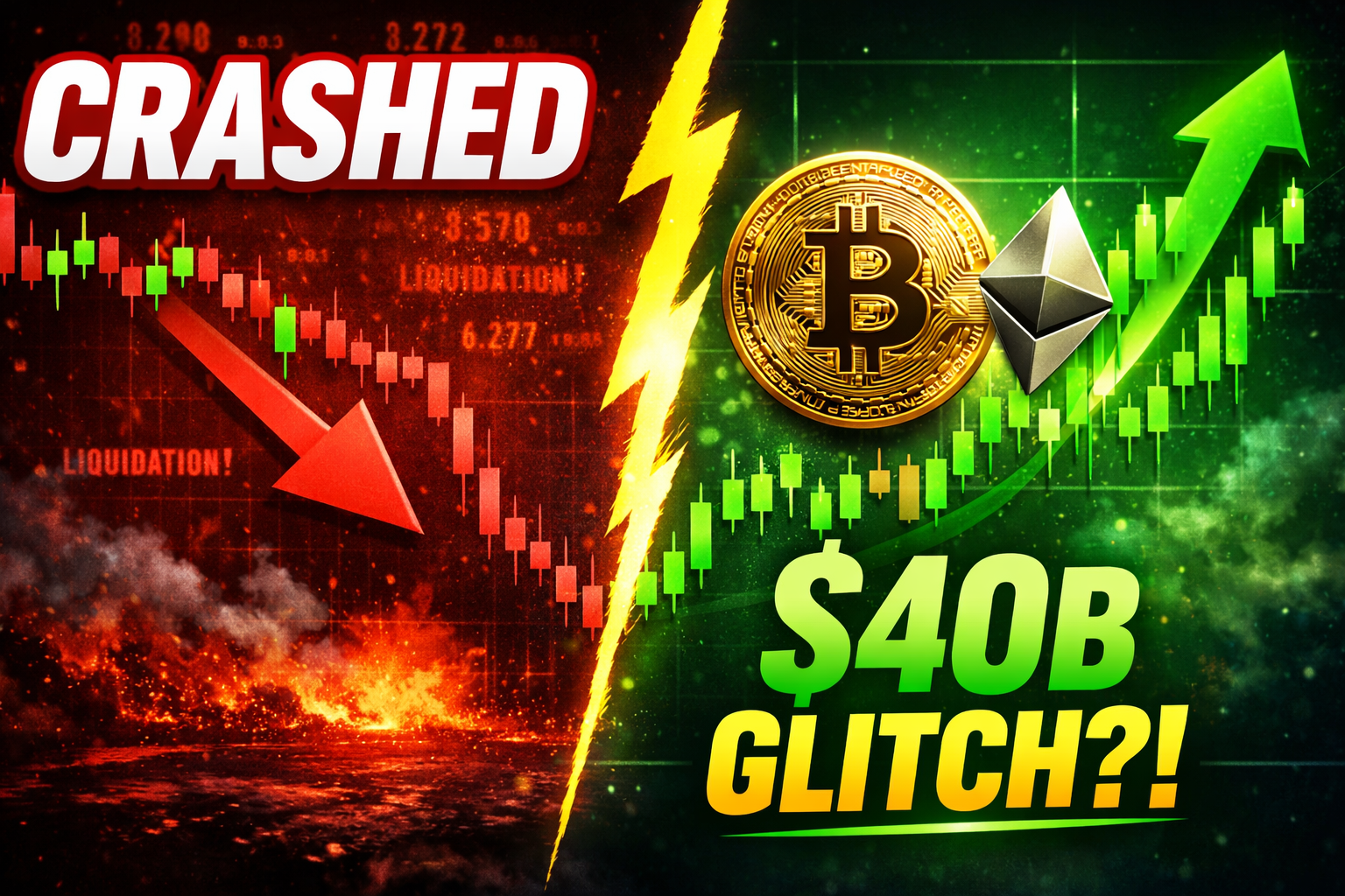 Bitcoin Crashes to 2024 Lows, Then Explodes Higher — Ethereum, XRP, and a $40B Exchange Glitch Rock Crypto Markets