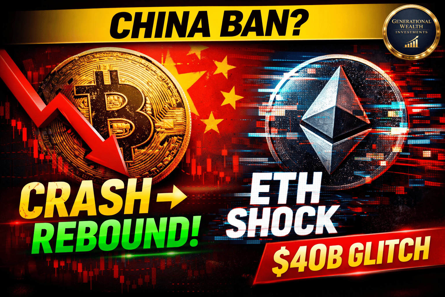 Bitcoin Rebounds from $60K Crash, Ethereum Volatility, China Stablecoin Ban &amp; $40B Exchange Glitch Rock Crypto Markets