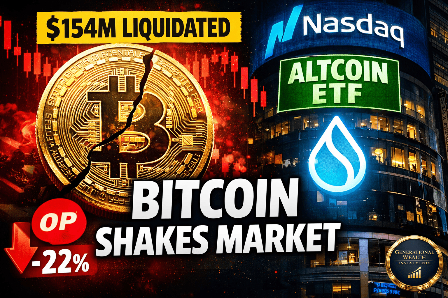 Bitcoin Rebounds Toward $68K, Optimism Crashes 22%, and Institutions Keep Accumulating BTC — What Happened in Crypto Today