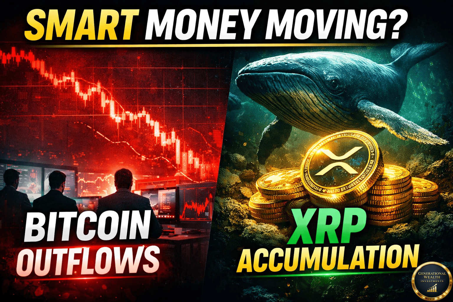 Bitcoin ETF Outflows vs XRP Whale Accumulation: Is Smart Money Rotating Into Altcoins in 2026?