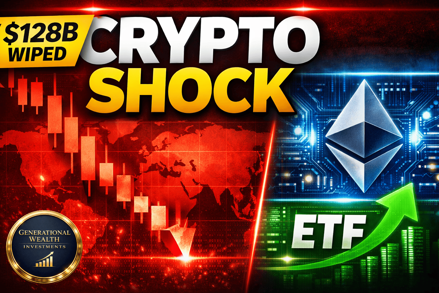 Bitcoin Drops Below $64,000 as Middle East Tensions Wipe $128B From Crypto Market – Ethereum, Tether &amp; BlackRock React