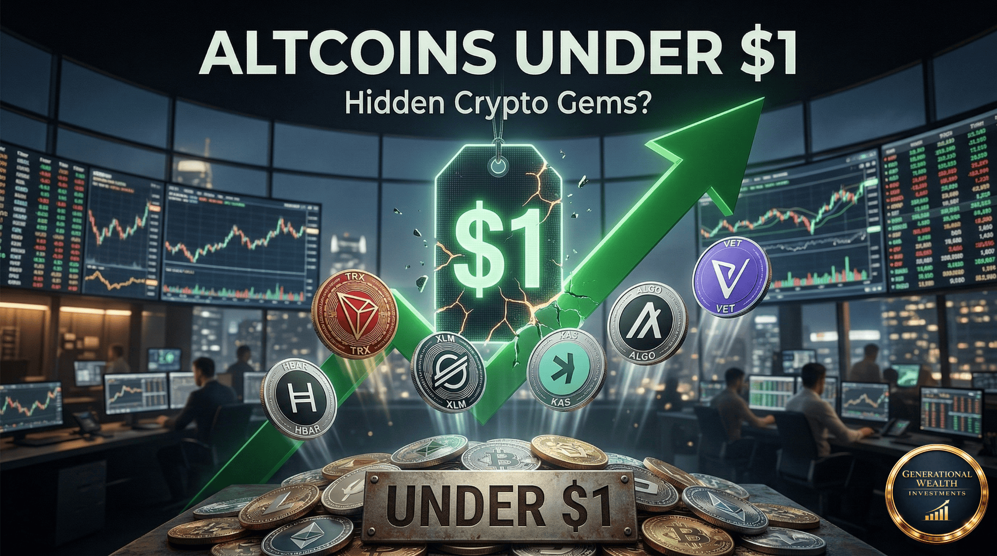 Top Altcoins Under $1 With Explosive Potential in March 2026