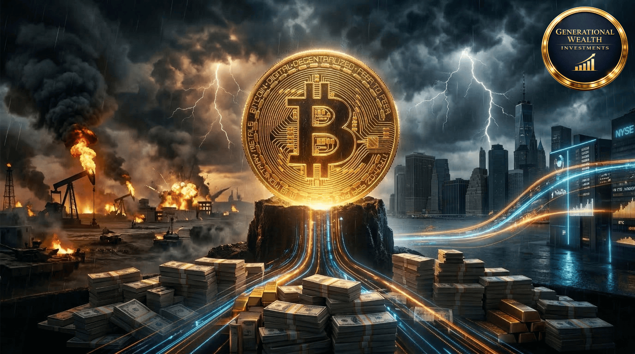 Bitcoin Holds at $71,000 as ETF Inflows Surge and Global Tensions Rise